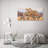 Giraffes And Zebras - Wrapped Canvas Print