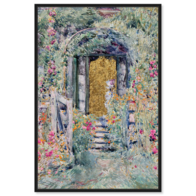 Art mural Golden Door Garden par Art Remedy