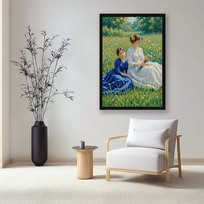 Canvas Wall Art On The Grass Vintage Poster Print Home Decor
