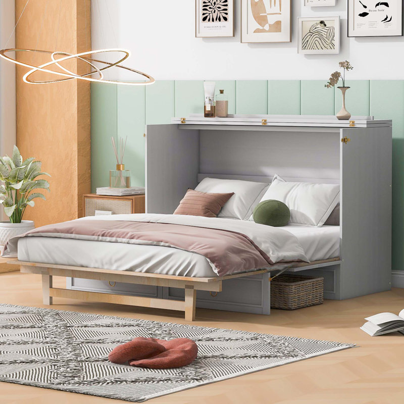 Murphy Bed with Large Drawers