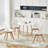 Jorrell 4 - Person Four Leg Dining Set