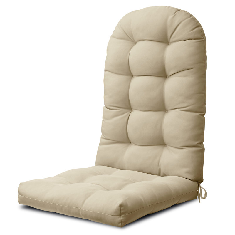Coussin de siège / dossier extérieur 1 pièce Adirondack Cushion Barrel Studio®, Beige