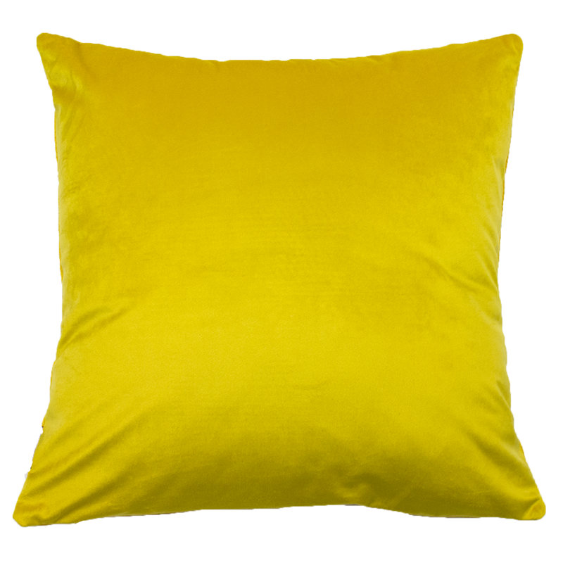 Striped Square Cushion Cover, Ceylon Yellow
