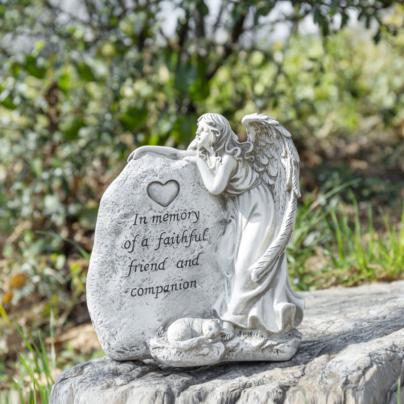 Resin Pet Memorial Garden Stone