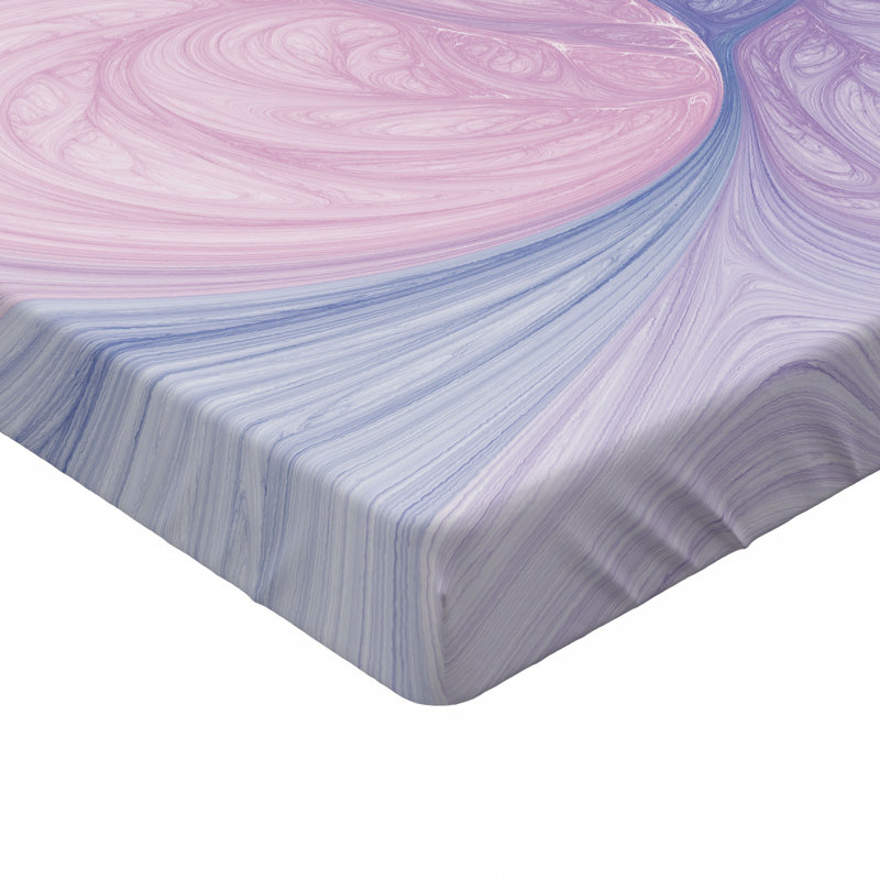 Microfiber Abstract Fitted Sheet, Queen Fitted Sheet
