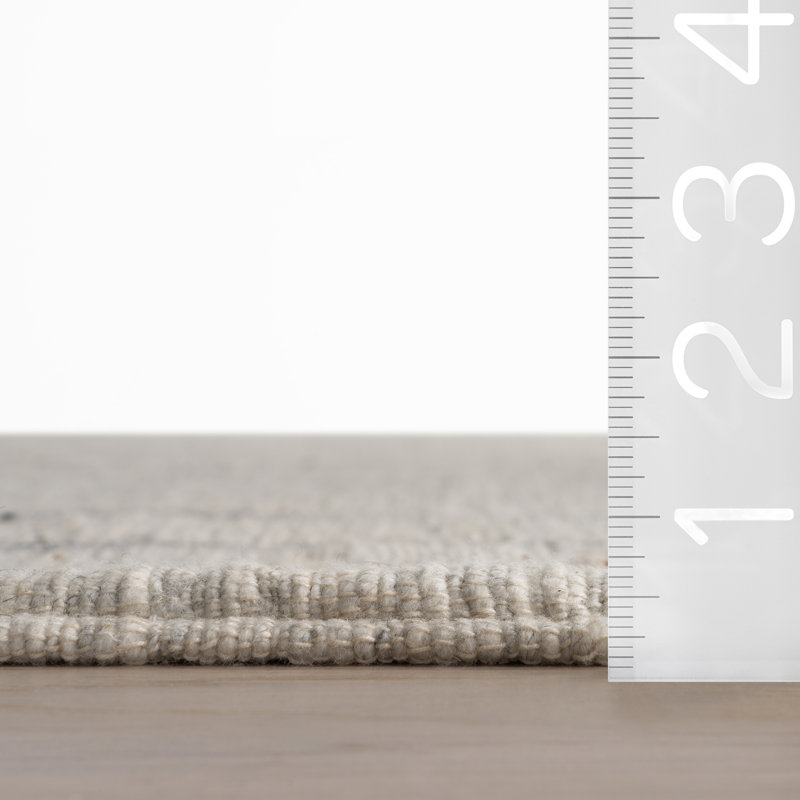 Arven Striped Handmade Cotton Rug, Rectangle 8' x 10'