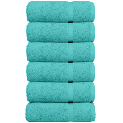 Ensemble de 6 serviettes en coton Wellston