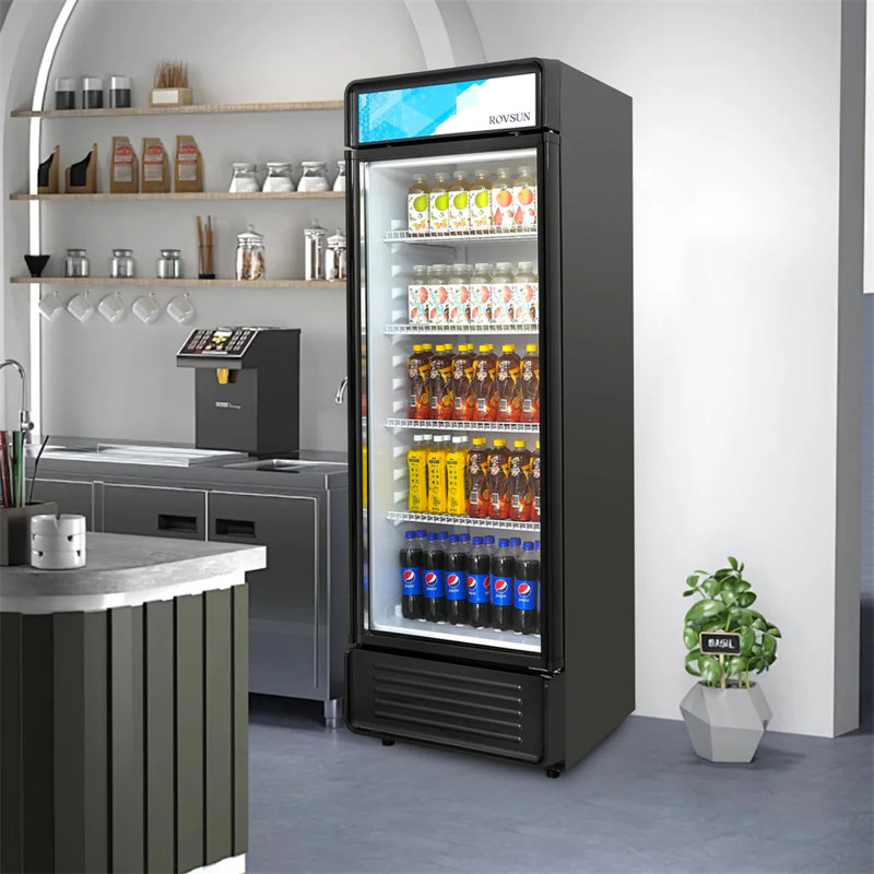 Réfrigérateur à boissons 25 pouces 12,2 pi cu 280 W 115 V noir