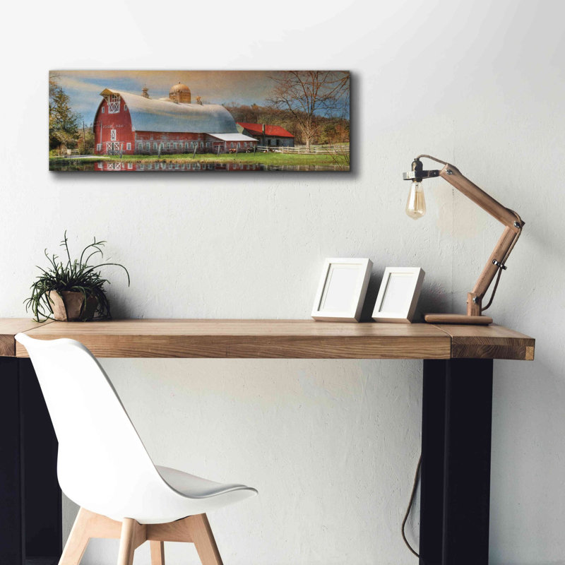 «Starr Farm» par Lori Deiter, art mural sur toile, H 12 po x l 36 po x P 1,5 po