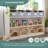 EdQ Essentials Shelves & 5 Bin Storage Unit-71236758