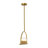 8 - Light Minimalist Candle Style Linear Oval Shape Metal Chandelier