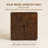 NTC BLOOM 2-Door Storage Cabinet, Solid Wood Designer Accent Cabinet with Hand-Carved Geometric Pattern Doors, Modular & Expandable Storage System for Living Room, Dark Walnut-642048451