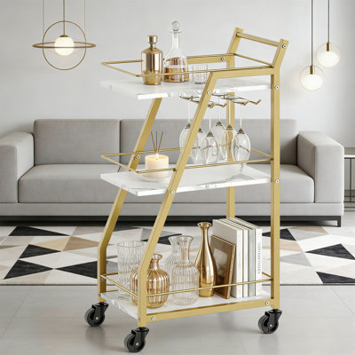 Metal Bar Cart