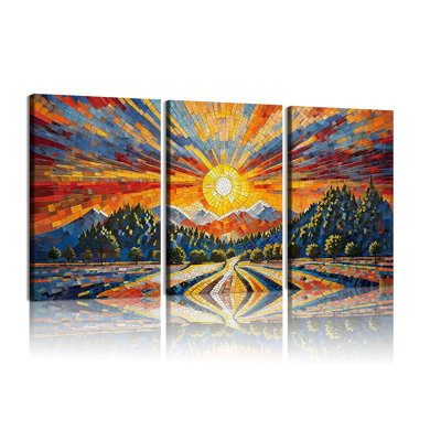 3 Piece Wrapped Canvas Print