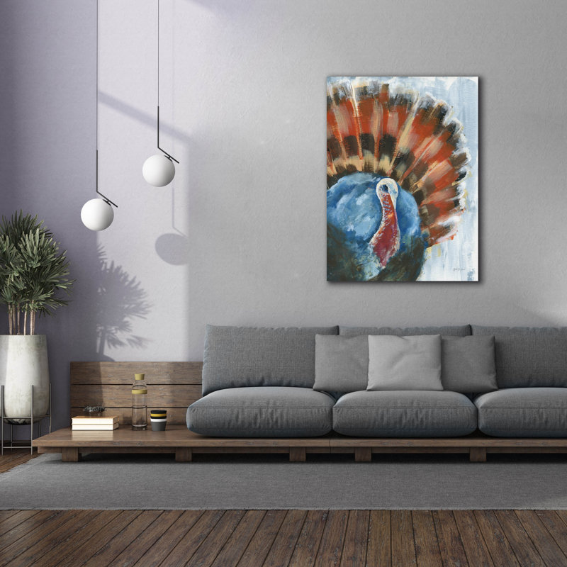 «Traditional Harvest Turquie» par Yvette St. Amant, art mural sur toile, H 54 po x l 40 po x P 1,5 po