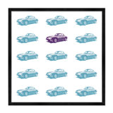 Sports Car Repeat Print