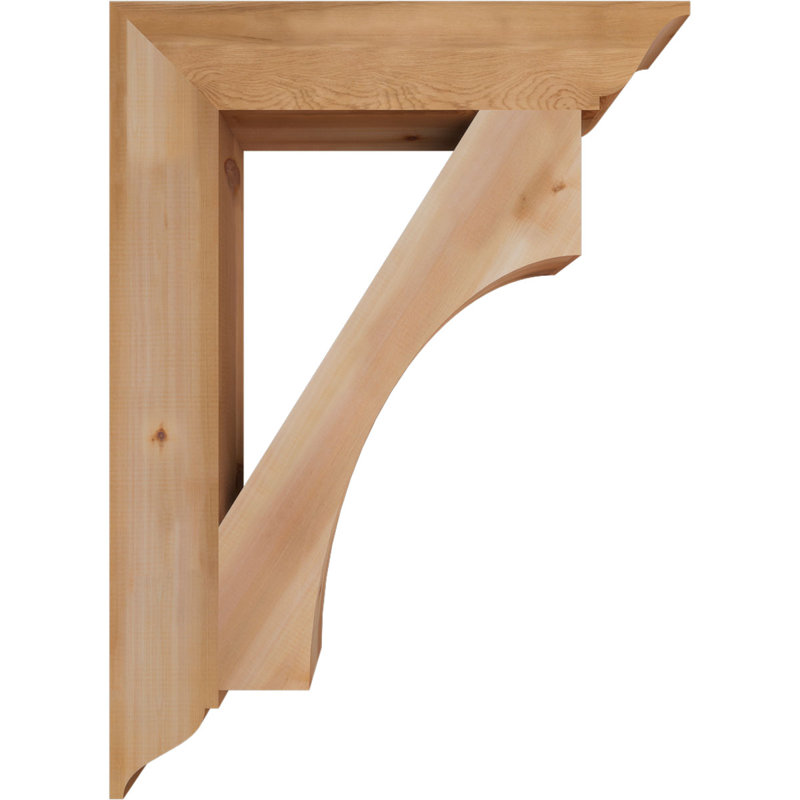 Support traditionnel Westlake, Cèdre rouge de l'Ouest, Lisse, H 44 po x l 5,5 po x P 32 po