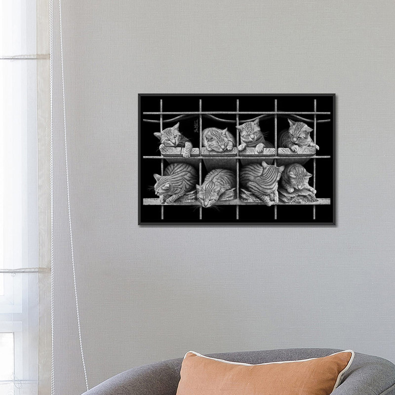 «Octet» par Ben Heine, impression sur toile, Toile avec cadre noir, Pas de tapis, H 18 po x l 26 po x P 1,5 po