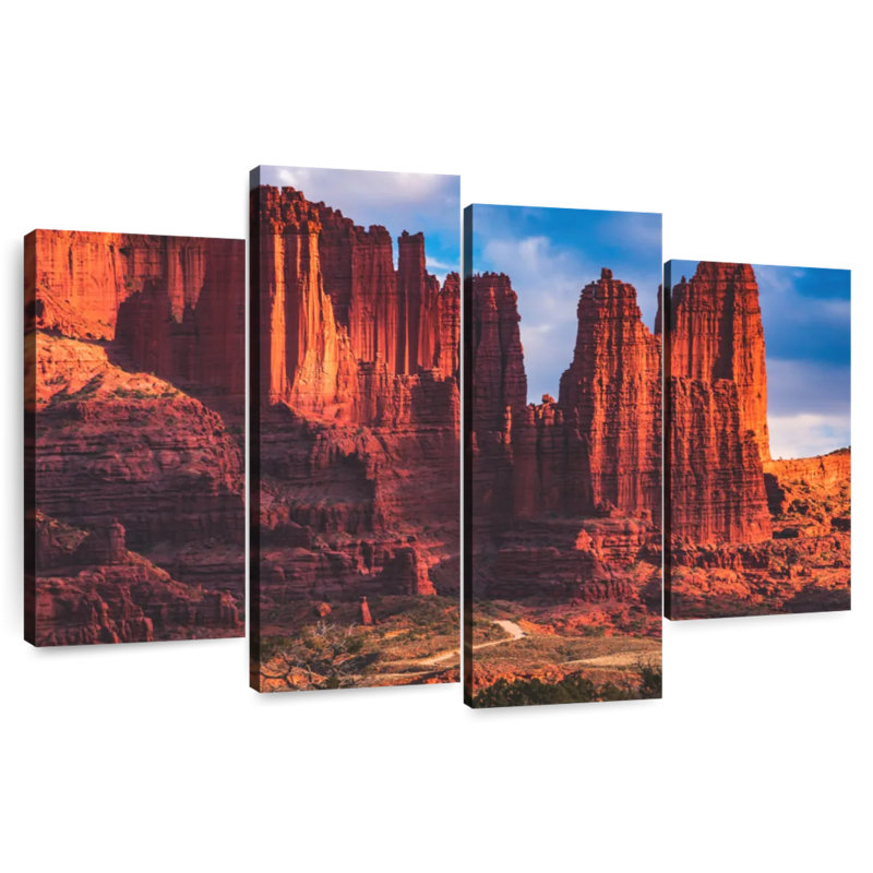 Great Fisher Towers, 48" H x 75" W