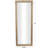 Bhavisha Wooden Tall Brown Wall Mirror with Layered Beaded Frame