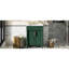 Meuble-lavabo de salle de bain d'une largeur de 24 po, lavabo en céramique intégré, armoire à 2 portes, solution d'espace pour tablettes moyennes et réglables, dimension gracieuse de la conception du lavabo, rangement, petits espaces,