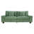 88.58" Modern Chenille Upholstered Sofa With Solid Wood Legs For Living Room.Green-1706622604