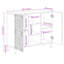 Vidaxl Sideboard With Shelf With Storage With Door Furniture Living Room