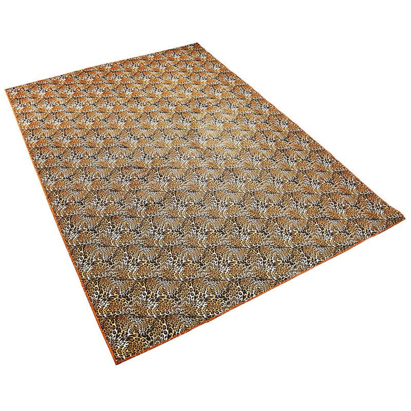 Slip Resistant No Pile Light Weight Nature Inspired Printed Area Rugs for Backyard Kitchen Living Room, Rectangle 5' x 7'