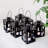 Lantern 6pcs Modern Farmhous Candle Lanterns Decorative with LED & String-99195865