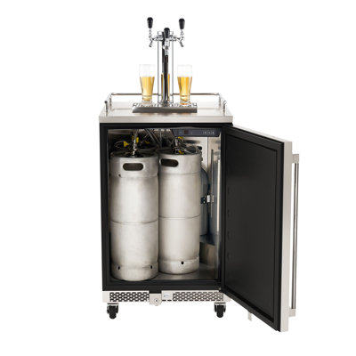 Bière Kegerator - 5 litres - l 23,9 po x P 26,8 po x H 53,9 po - 1 pièce - 5 litres grande capacité pour un usage familial et commercial