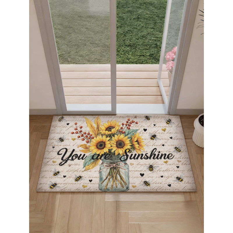 Tapis de bain Sunflower Vase