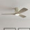 Ventilateur de plafond à DEL à 3 pales 48 po avec commande murale et ensemble d'éclairage inclus Volos
