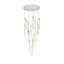 Luminaire suspendu rectangulaire à 16 lumières Aliha-1158861288