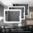 Nafiseh Rectangular LED Anti-Fog Vanity Mirror-207717682