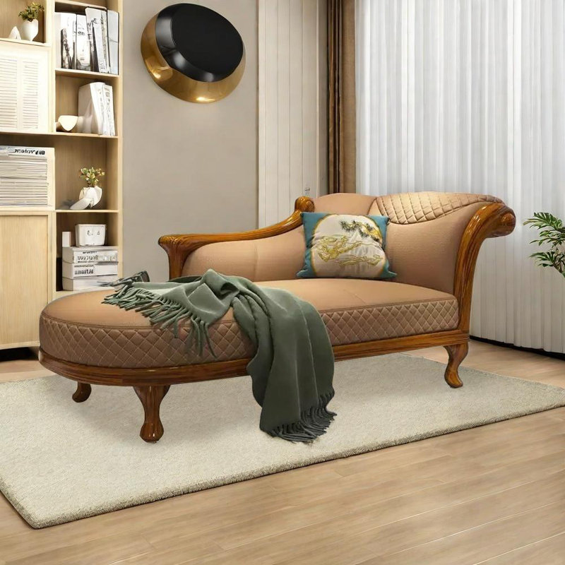 Chaise en bois massif exquise et confortable, Orienté à droite