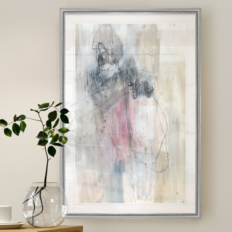 «Hold Time I», reproduction sur toile, H 30,5 po x l 42,5 po x P 1,5 po, Cadre argenté