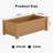 Planter Box Indoor Outdoor Use Garden Bed for Vegetables, Fruits,Herbs-286347826