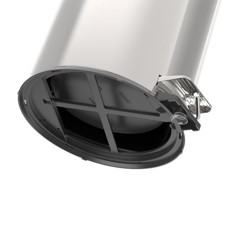Stainless Steel Step On Kitchen Trash Can, 12L