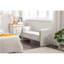 Banc de rangement en velours avec bande de garniture en métal doré 032-Velours-556551999