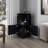 Toyei Corner Bar Cabinet with Bottle Rack, Open Shelves, and Hidden Storage-1809873966