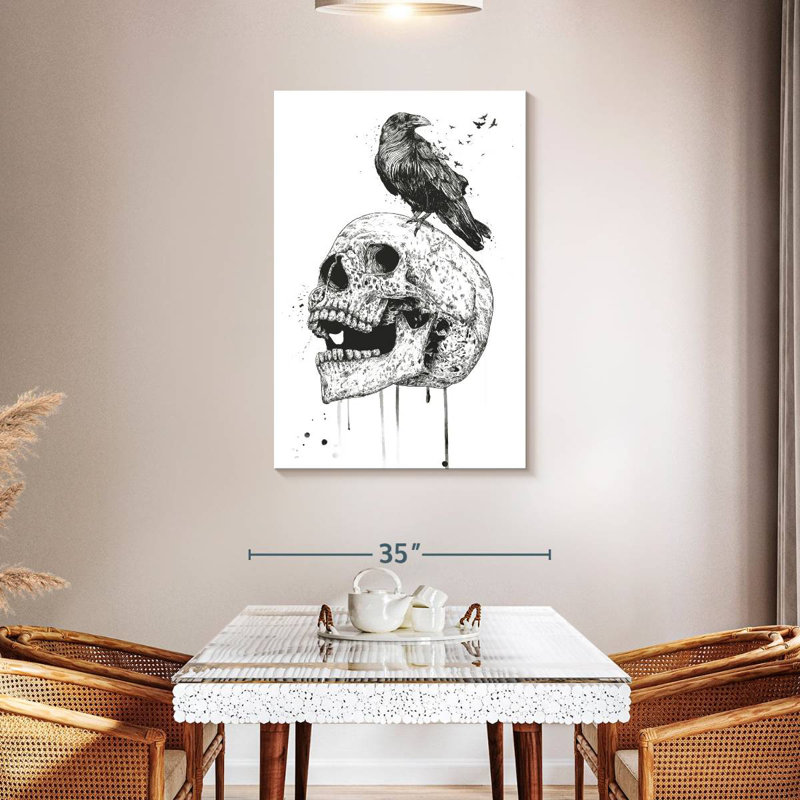 Hitzel New Skull, 45" H x 30" W