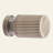 Madelyn Carter Hanna 1.25" Solid Brass Button Cabinet Knob-94890436-128608399