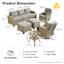 Ensemble de chaises berçantes d'extérieur 8 pièces-2081582161-2090397756