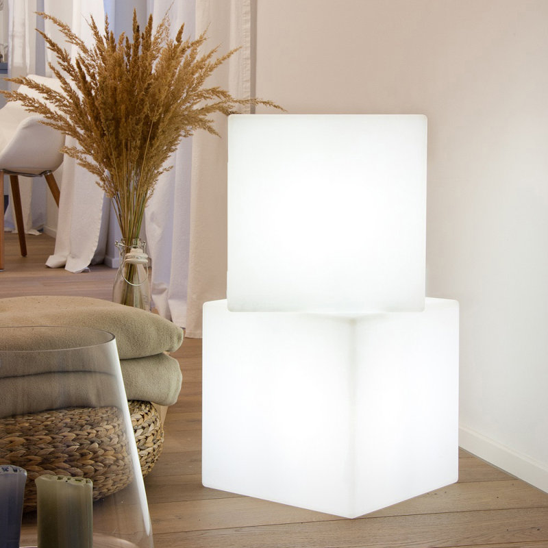 Outdoor floor lamp Aragorn, 43cm H x 43cm W x 43cm D