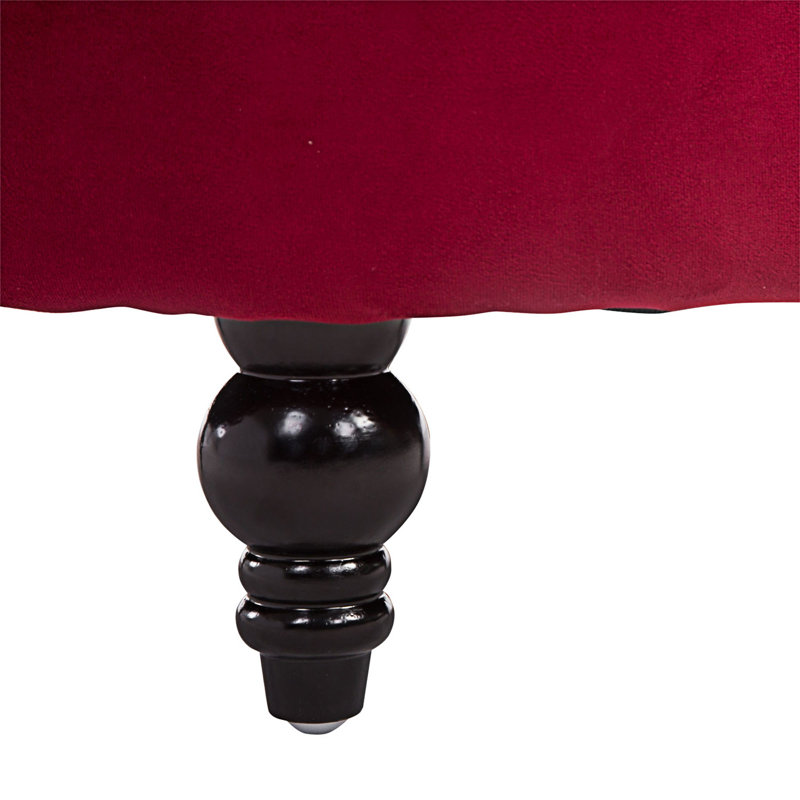 Chaise d'appoint rembourrée à haut dossier