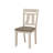 Cottage Style Dining Side Chair 2Pc Set Upholstered Seat Chalk Gray Dining Room Wooden Furniture Transitional Design-486813650-486813654