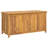 vidaXL Garden Box Teak Wood Finish Solid teak wood Medium Garden Box Brown 45.0 x 19.7 x 22.8 in