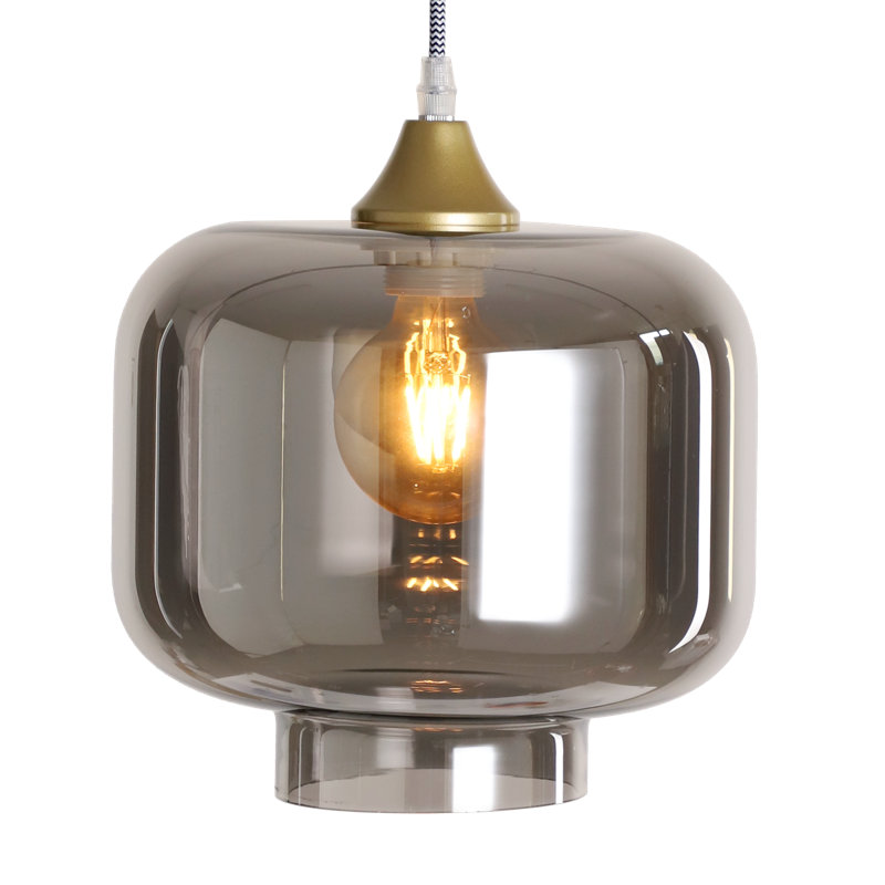 Aevin 1 - Light Pendant, Smoke, Black