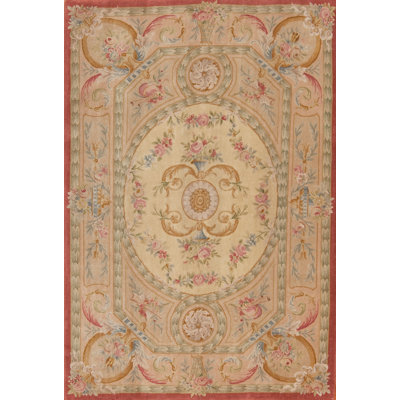 Savonnerie One-of-a-Kind 6' X 9' Wool Area Rug in