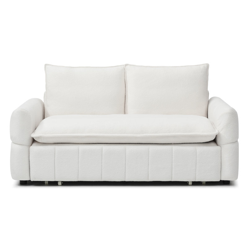Canapé-lit gigogne 3-en-1 Roelke, Beige